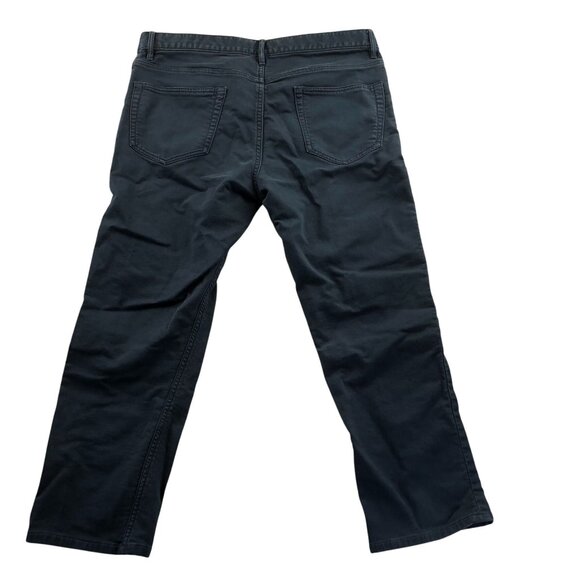 Quince Mens Pants 34x30 Navy Blue Cotton Blend Straight-Leg Casual - Picture 2 of 16